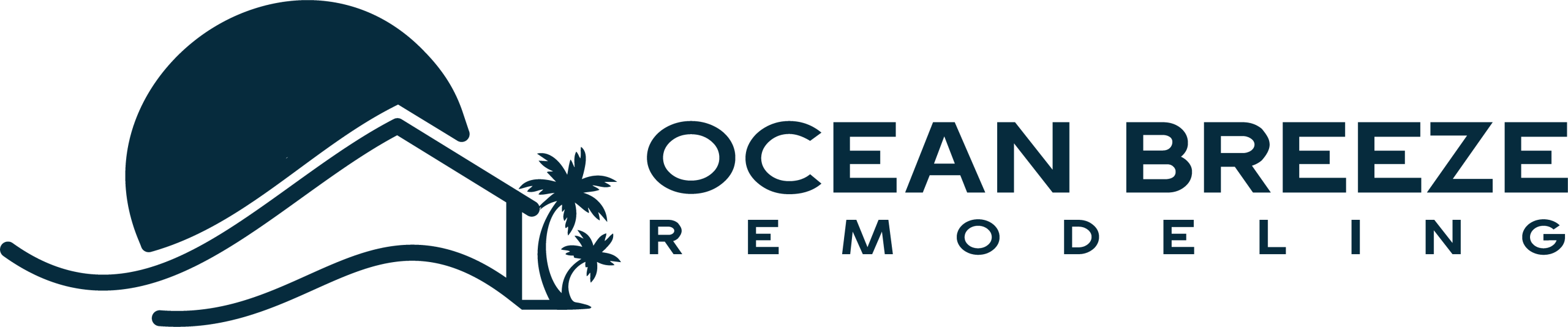 logo ocean breeze azul